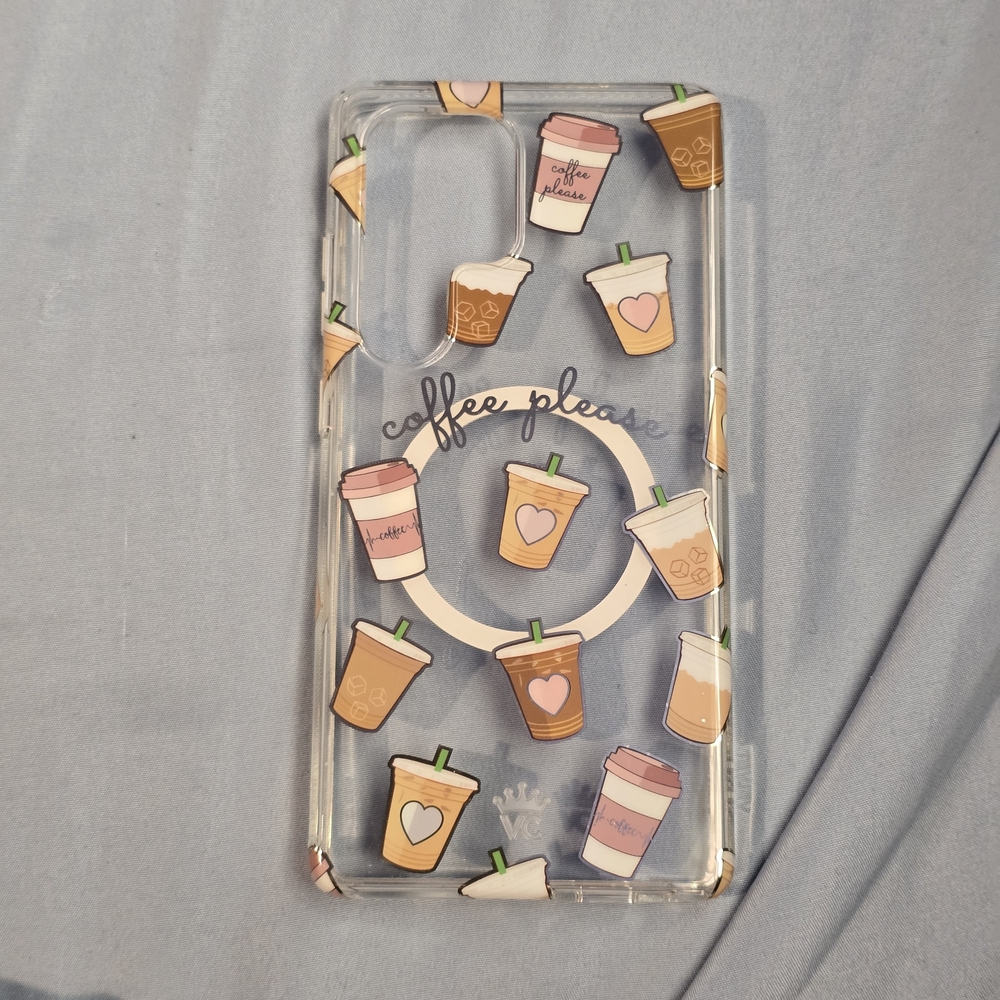 Velvet Caviar Coffee First Clear Case for Samsung Galaxy S25 Ultra (Used)
